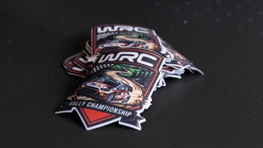 Patch 3D per rally e merchandising sportivo