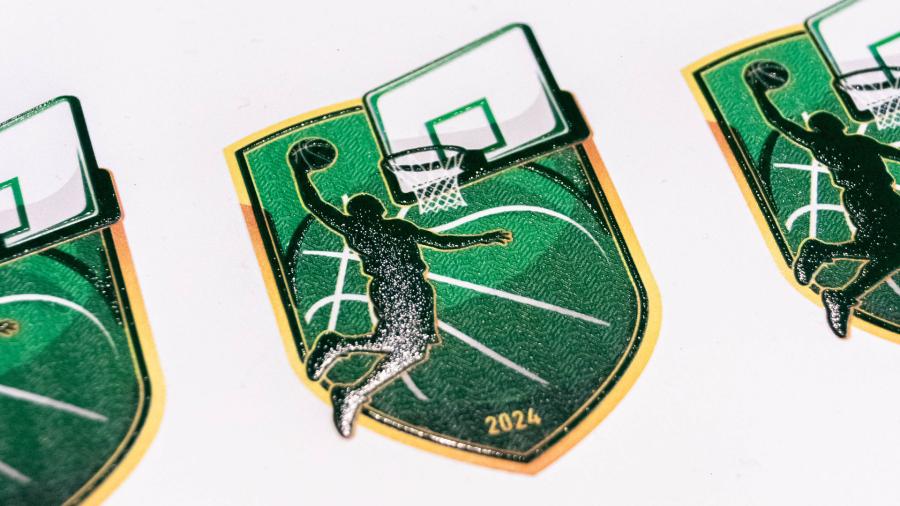 Patch 3D personalizzate per divisa da basket