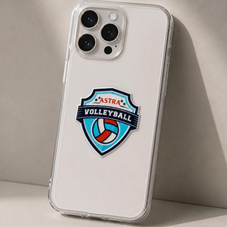 Cover da smartphone personalizzata con logo sportivo