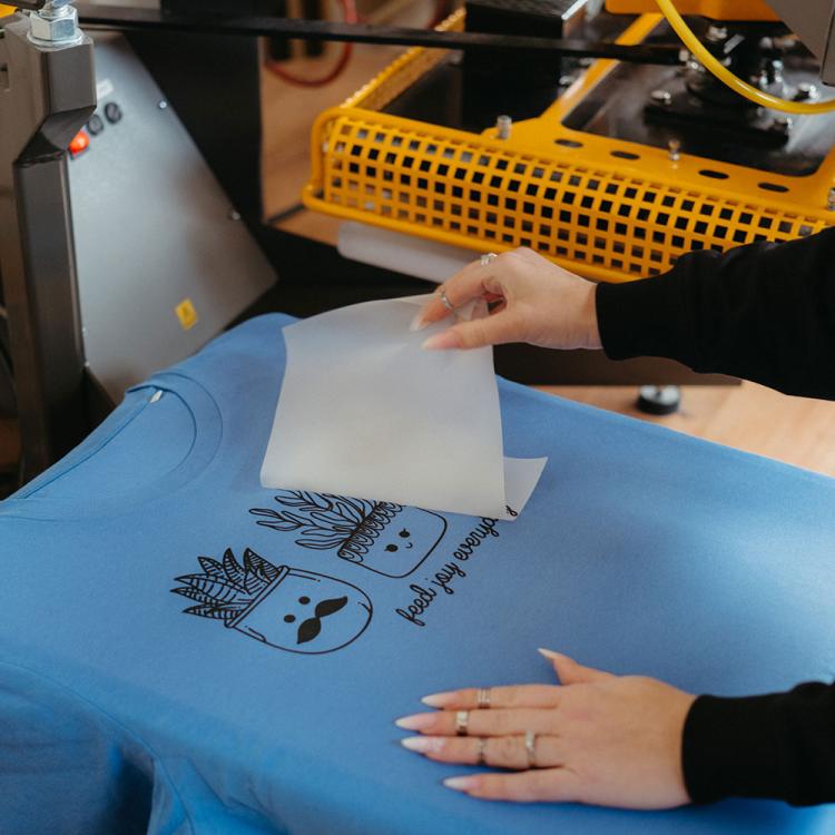 spellicolamento DTF a caldo