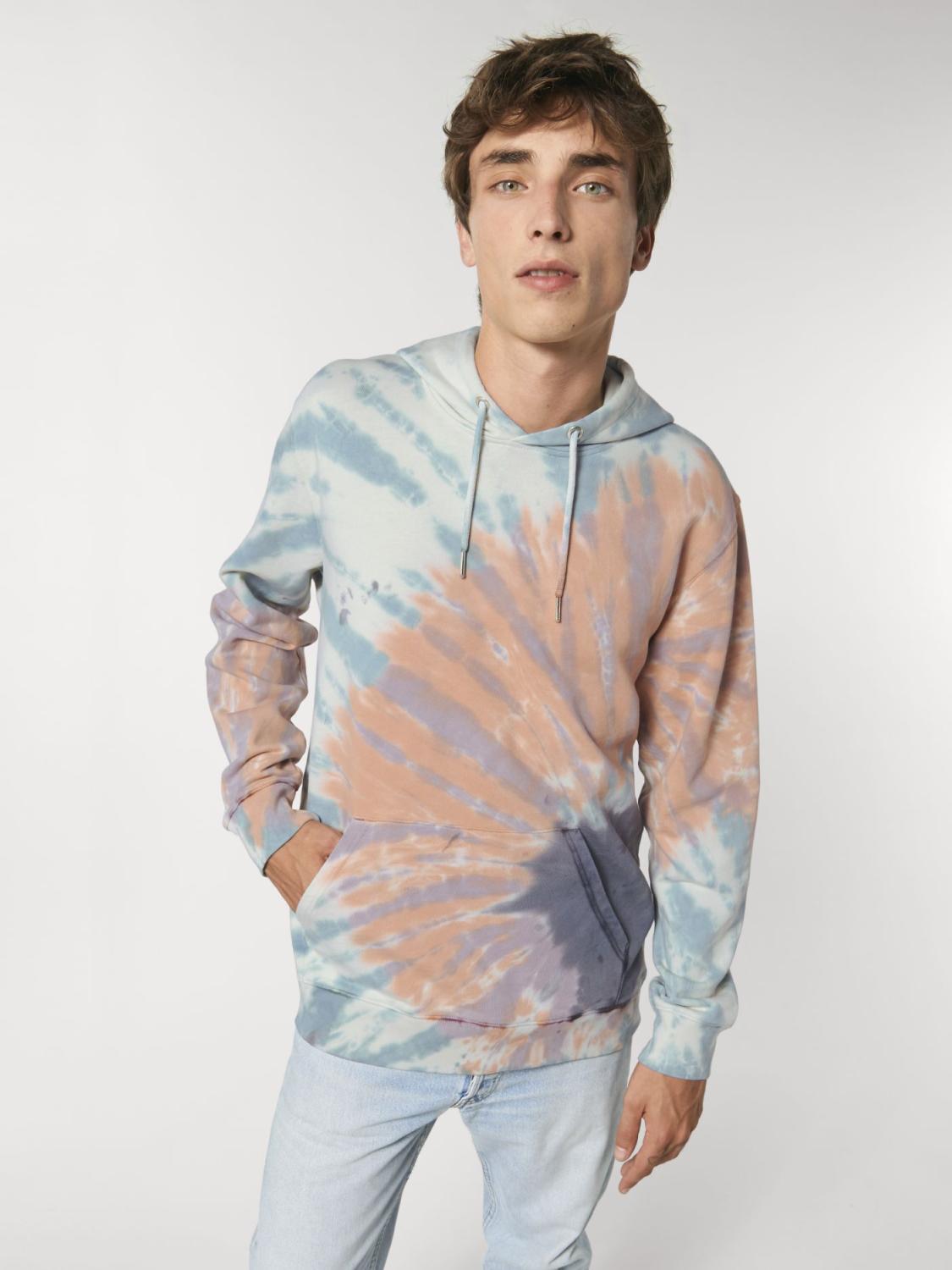 Cruiser Tie and Dye Tie&Dye Teal Monstera/Lilac Petal - Fronte Cruiser Tie and Dye Tie&Dye Teal Monstera/Lilac Petal - Fronte