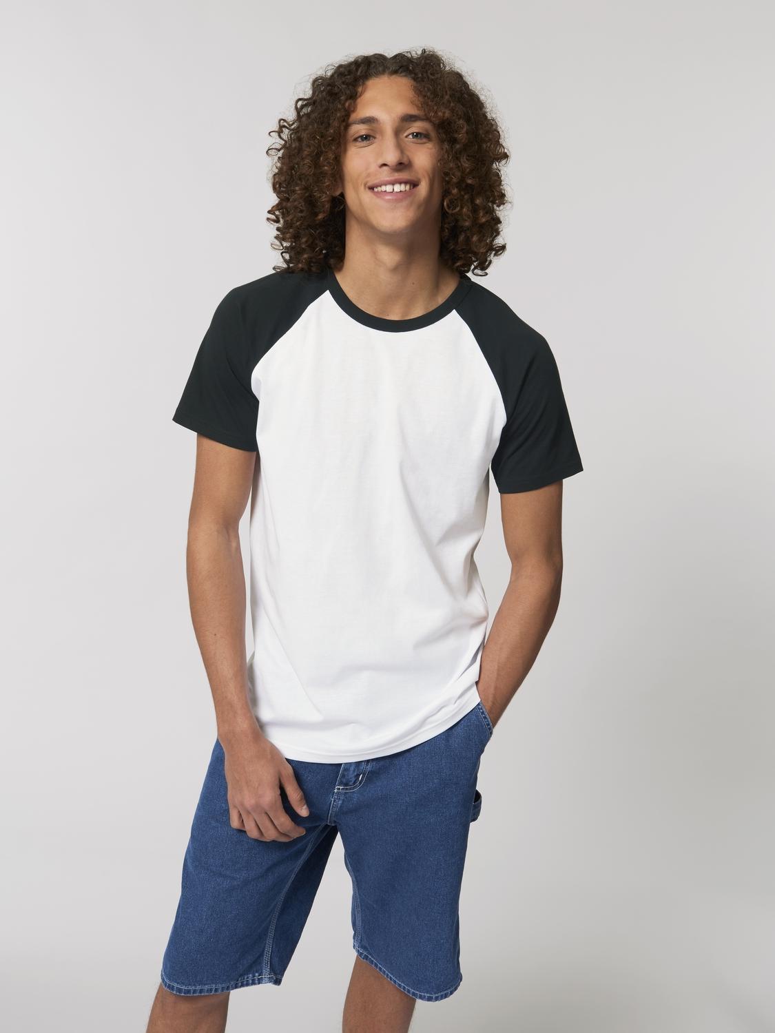 Catcher Short Sleeve White/Black - Fronte Catcher Short Sleeve White/Black - Fronte