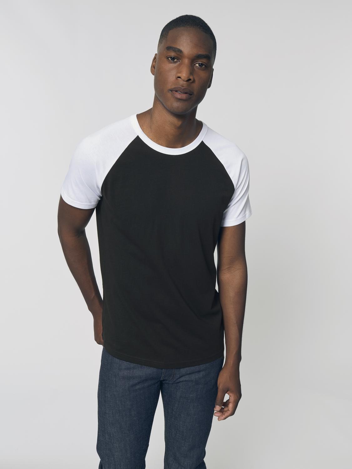 Catcher Short Sleeve Black/White - Fronte Catcher Short Sleeve Black/White - Fronte