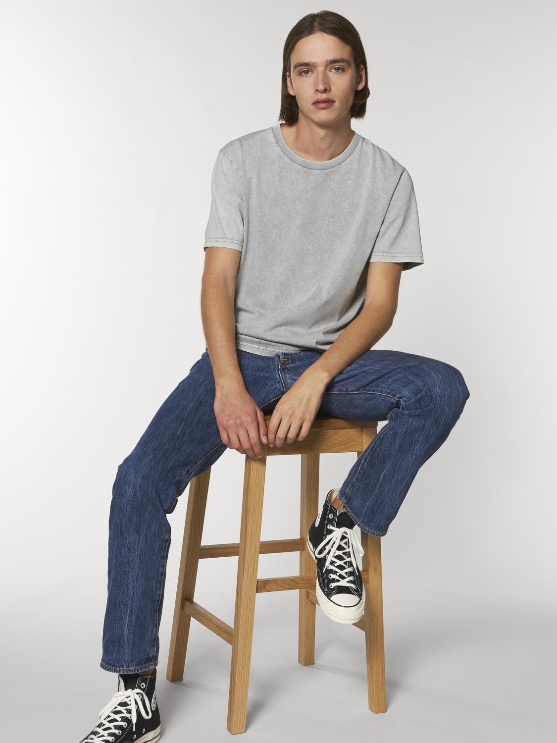 Creator Vintage G. Dyed Aged Light Grey - Fronte Creator Vintage G. Dyed Aged Light Grey - Fronte