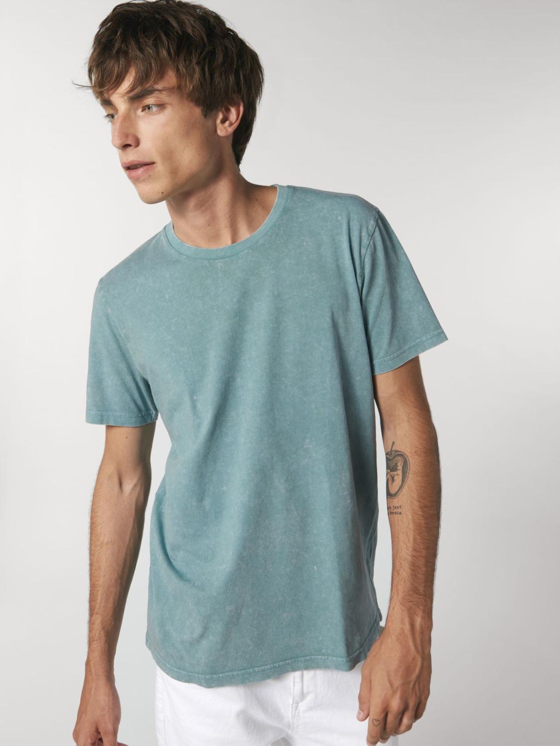 Creator Vintage G. Dyed Aged Teal Monstera - Fronte Creator Vintage G. Dyed Aged Teal Monstera - Fronte