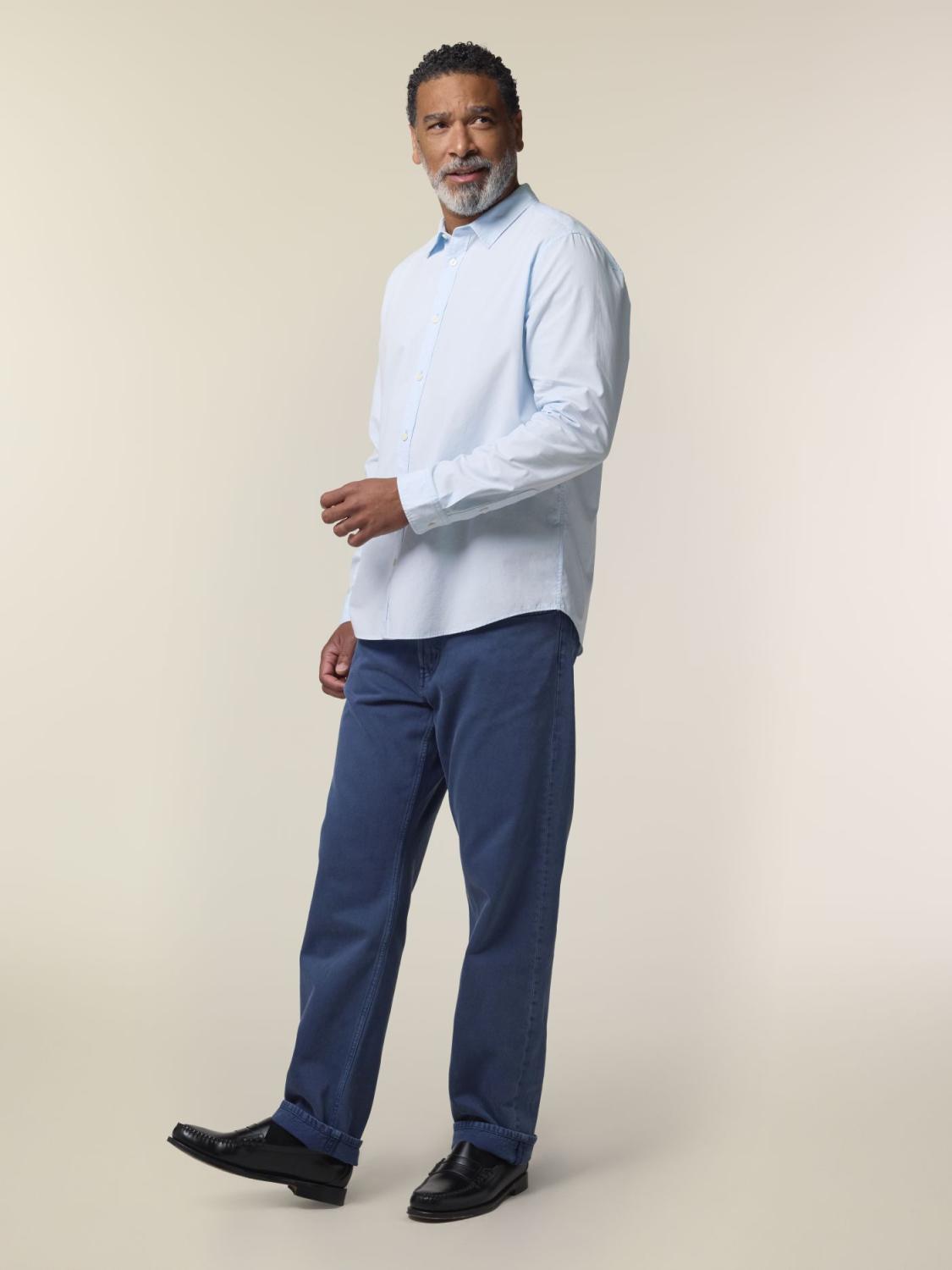 Stanley Styler Shirt Summer Blue - Fronte Stanley Styler Shirt Summer Blue - Fronte