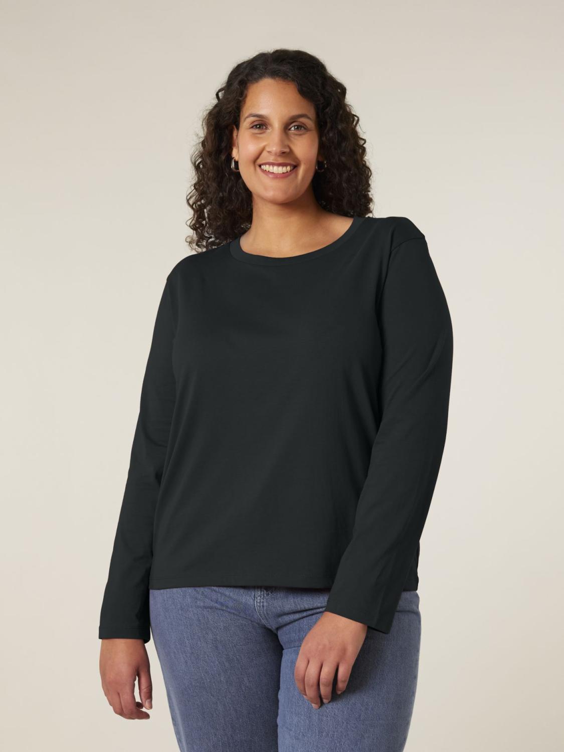 Stella Muser Long Sleeve Black - Fronte