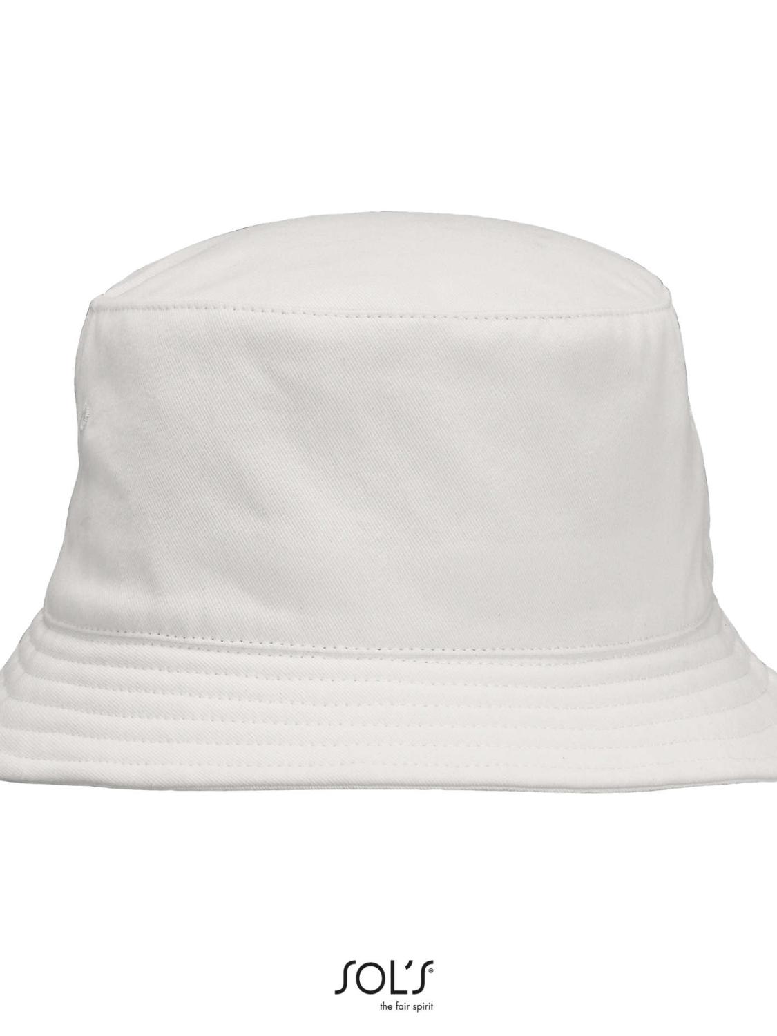 Bucket Twill Bianco Fronte