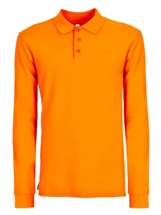 Evolution Polo LS Safety Orange Evolution Polo LS Safety Orange