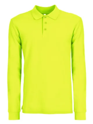 Evolution Polo LS Safety yellow Evolution Polo LS Safety yellow