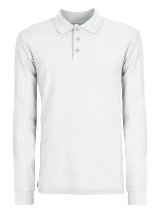 Evolution Polo LS white Evolution Polo LS white