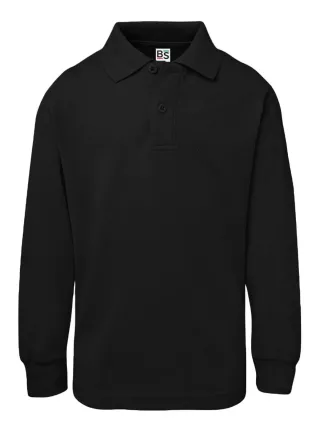 Evolution Polo Bambino Maniche lunghe black