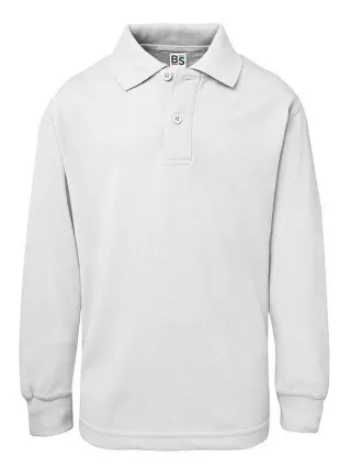 Evolution Polo Bambino Maniche lunghe white