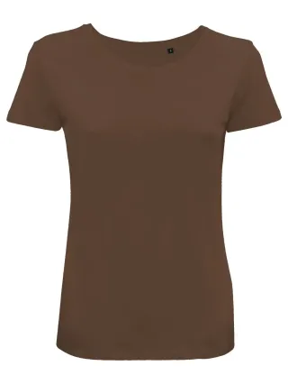 T-shirt organic Moon Donna Chocolate T-shirt organic Moon Donna Chocolate
