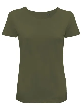 T-shirt organic Moon Donna earthy green T-shirt organic Moon Donna earthy green
