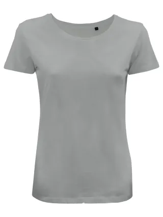 T-shirt organic Moon Donna light grey T-shirt organic Moon Donna light grey