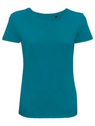 T-shirt organic Moon Donna ocean blue T-shirt organic Moon Donna ocean blue