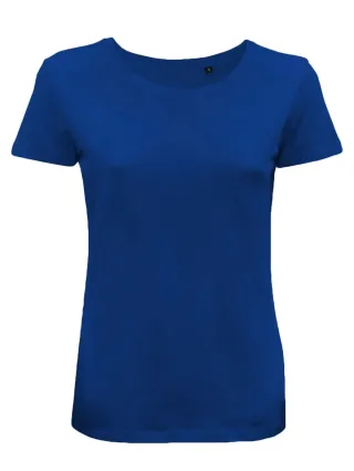 T-shirt organic Moon Donna royal blue T-shirt organic Moon Donna royal blue