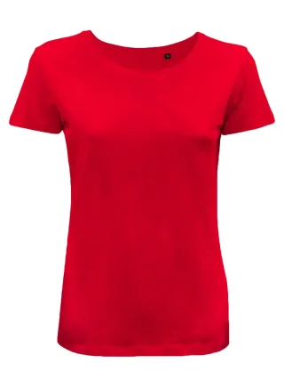 T-shirt organic Moon Donna red T-shirt organic Moon Donna red