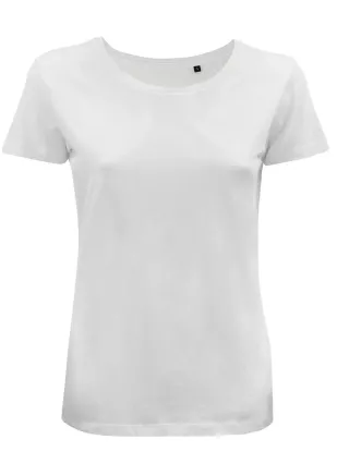T-shirt organic Moon Donna white T-shirt organic Moon Donna white