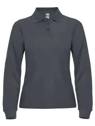 Evolution Polo Women LS Anthracite Evolution Polo Women LS Anthracite