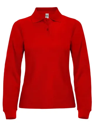 Evolution Polo Women LS red Evolution Polo Women LS red
