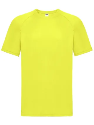 Run T-shirt sport yellow fluo Run T-shirt sport yellow fluo