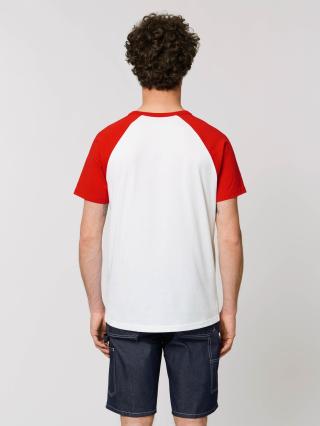 Catcher Short Sleeve White/Bright Red - Retro Catcher Short Sleeve White/Bright Red - Retro