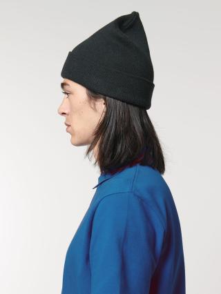 Rib Beanie Black - Dettaglio Rib Beanie Black - Dettaglio