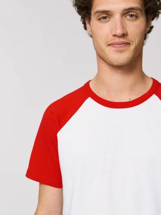 Catcher Short Sleeve White/Bright Red - Dettaglio Catcher Short Sleeve White/Bright Red - Dettaglio