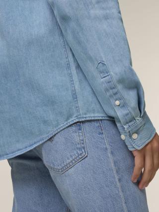 Stanley Denim Shirt Light Wash - Dettaglio Stanley Denim Shirt Light Wash - Dettaglio