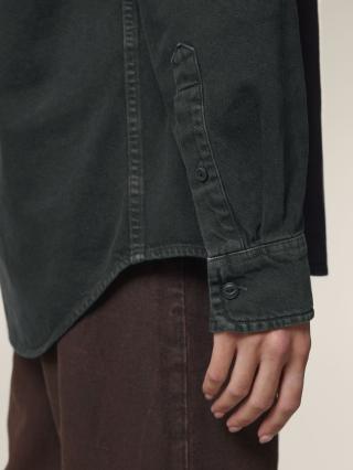 Worker Shirt G. Dyed Black Rock - Dettaglio Worker Shirt G. Dyed Black Rock - Dettaglio