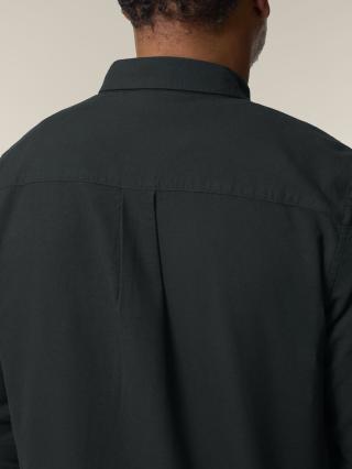 Stanley Oxford Shirt Black - Dettaglio Stanley Oxford Shirt Black - Dettaglio