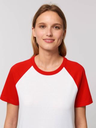 Catcher Short Sleeve White/Bright Red - Dettaglio Catcher Short Sleeve White/Bright Red - Dettaglio