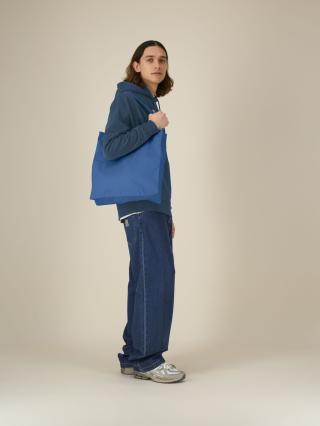 Mid Tote Bag Mindful Blue - Fronte Mid Tote Bag Mindful Blue - Fronte