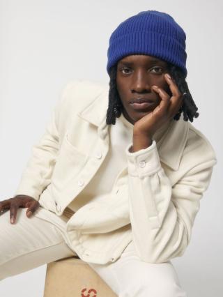 Fisherman Beanie Worker Blue - Fronte