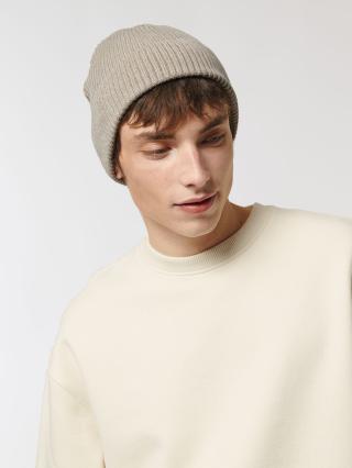 Fisherman Beanie Heather Sand - Fronte Fisherman Beanie Heather Sand - Fronte