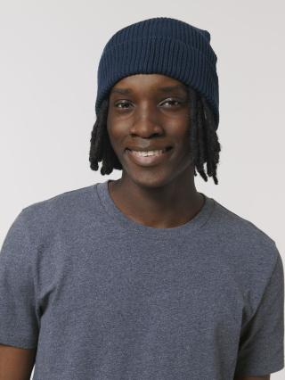 Fisherman Beanie French Navy - Fronte Fisherman Beanie French Navy - Fronte