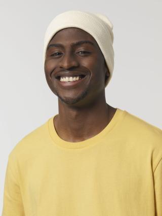 Rib Beanie Natural - Fronte Rib Beanie Natural - Fronte