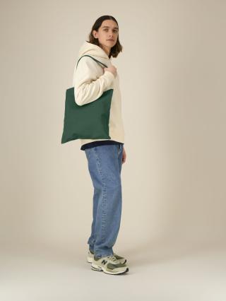 Light Tote Bag Bottle Green - Fronte Light Tote Bag Bottle Green - Fronte