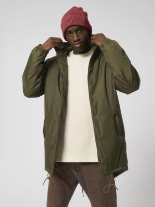 Padded Parker British Khaki - Fronte