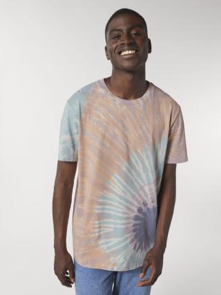 Creator Tie and Dye Tie&Dye Teal Monstera/Lilac Petal - Fronte Creator Tie and Dye Tie&Dye Teal Monstera/Lilac Petal - Fronte