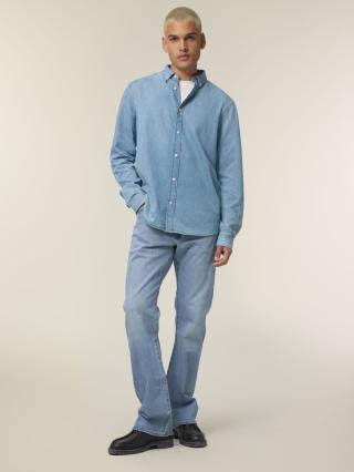 Stanley Denim Shirt Light Wash - Fronte