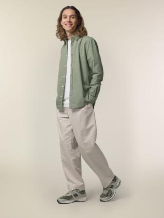 Stanley Styler Shirt Soft Khaki - Fronte Stanley Styler Shirt Soft Khaki - Fronte