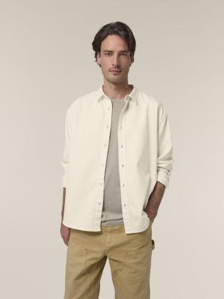 Worker Shirt Natural Raw - Fronte Worker Shirt Natural Raw - Fronte