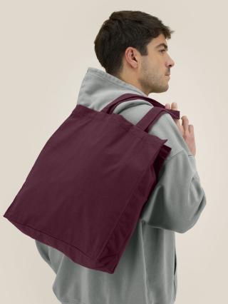 Mid Tote Bag Deep Plum - Fronte