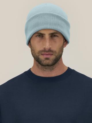 Rib Beanie 2.0 Pebble Blue - Fronte