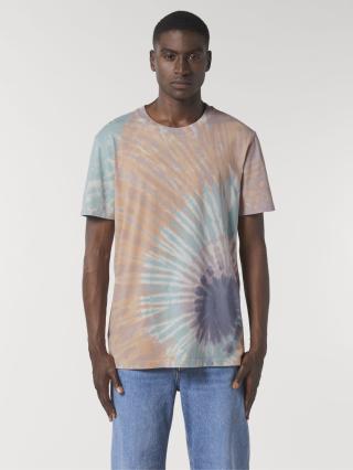 Creator Tie and Dye Tie&Dye Teal Monstera/Lilac Petal - Fronte Creator Tie and Dye Tie&Dye Teal Monstera/Lilac Petal - Fronte