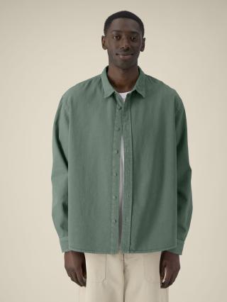Worker Shirt G. Dyed Green Bay - Fronte