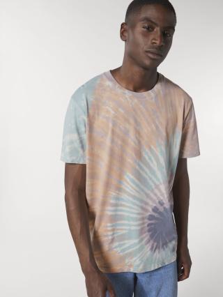 Creator Tie and Dye Tie&Dye Teal Monstera/Lilac Petal - Fronte Creator Tie and Dye Tie&Dye Teal Monstera/Lilac Petal - Fronte
